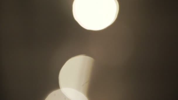 Garland lamp blur — Stock Video