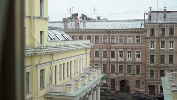 Budynek hotelu palace Hermitage — Wideo stockowe