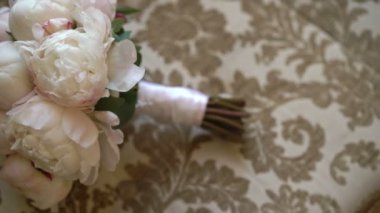 Gelin buketi peonies ile