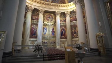 Saint-Petersburg, Rusya-29 Temmuz 2017: Kilisenin sunak