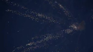 Gece gökyüzü, havai fişek