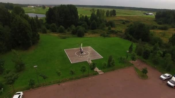 Hélicoptère atterrissage aérien 