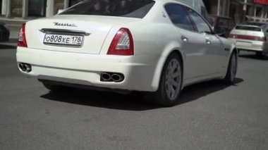Saint-Petersburg, Rusya Federasyonu-27 Temmuz 2017: Maseratti araba