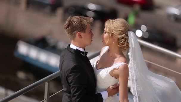 Çatı Çifte düğün — Stok video