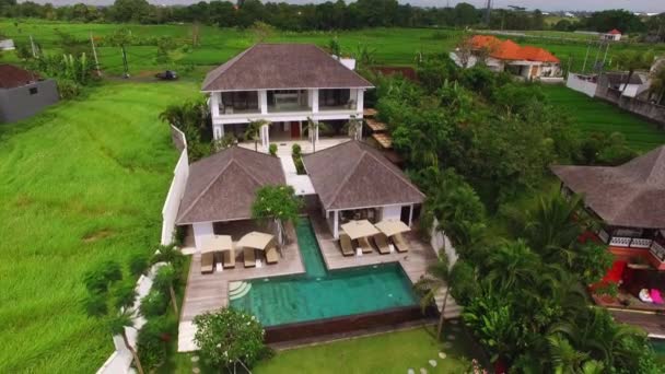Luxusní vila v Bali — Stock video