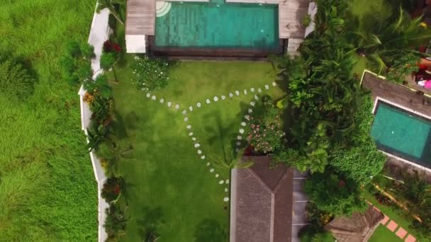 豪华别墅在巴厘岛 — 图库视频影像