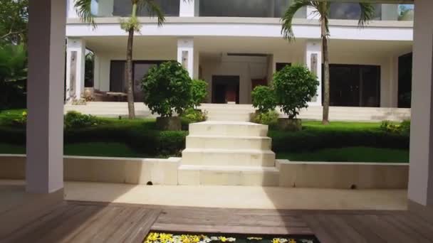 Bali lüks villa — Stok video
