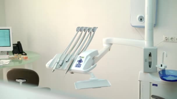 Peralatan klinik gigi — Stok Video