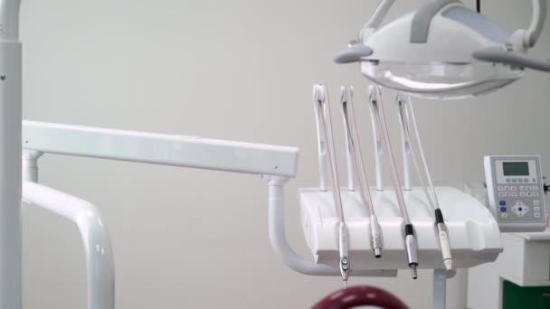 Klinika stomatologiczna sprzęt — Wideo stockowe