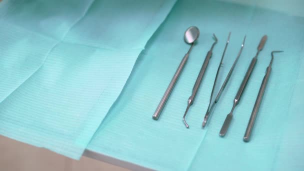 歯科医院内のツール — ストック動画