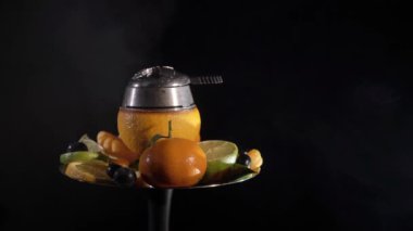 Nargile ornage kase ve meyve ile