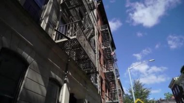 Manhattan 'da şehir merkezi caddeleri.