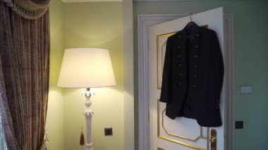 Male jacket in bedroom