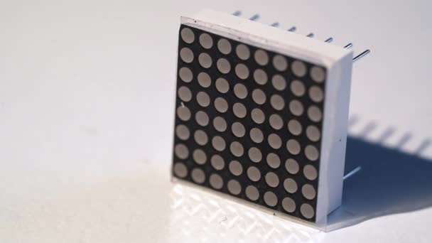 Modul electronic de afișare digitală pentru componente diy arduino — Videoclip de stoc