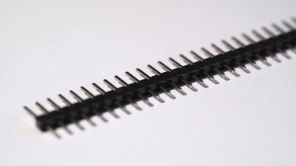 Nagłówki pinów dla prototypu elektroniki arduino — Wideo stockowe