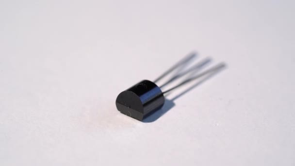 Sensor de temperatura componentes electrónicos prototipado arduino lm35 — Vídeo de stock