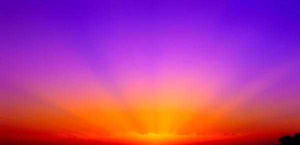 Nachglühen Eines Lila Sonnenuntergangs — Stockfoto