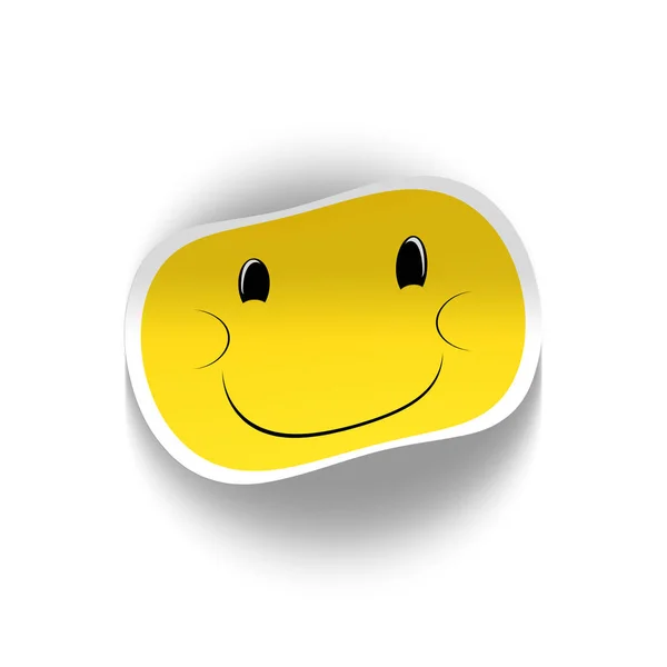 Chubby Smiling Face Isolated White Background — Stock Photo, Image