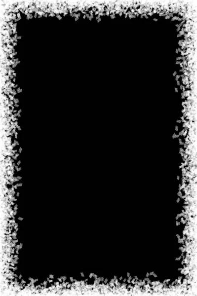 Cornice monocromatica in bianco e nero — Foto Stock
