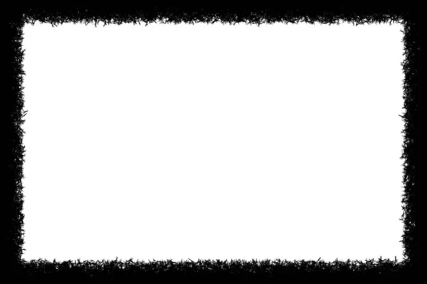 Cornice monocromatica in bianco e nero — Foto Stock