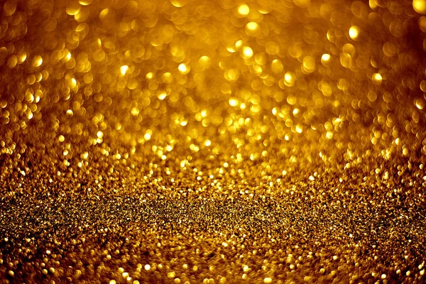 Gold Yellow Glitter Background Blur Shallow Depth Field — Stock Photo, Image