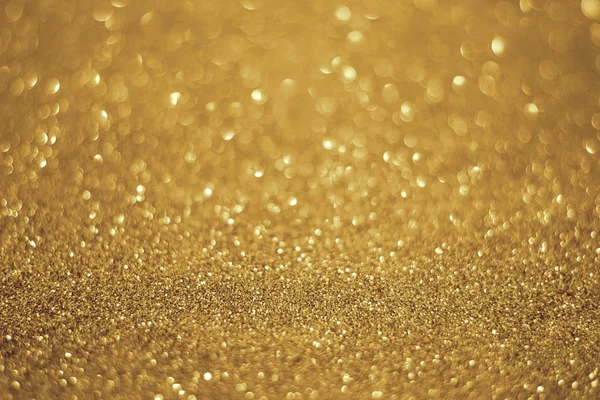 Fondo Glitter Giallo Oro Con Sfocatura Profondità Campo Poco Profonda — Foto Stock