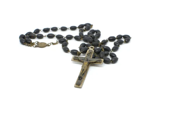 Rosary Crown White Background — Stock Photo, Image