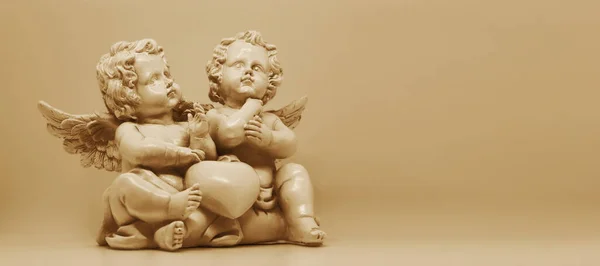 Putti Angeli Putti Vintage Retr — Foto Stock