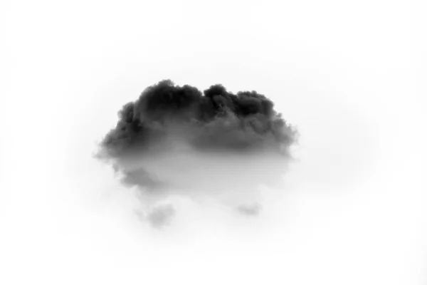 Fluffy Cloud Isolated Realistic Cloud White Background — Stock Photo, Image