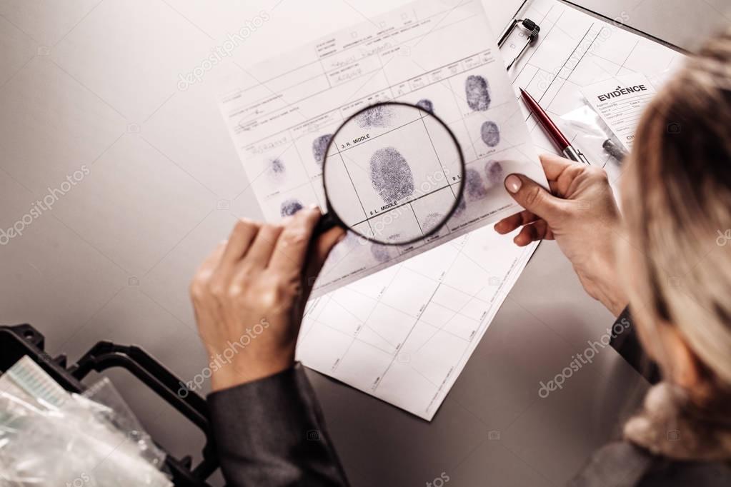 Criminology expert working