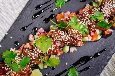 Salsa kireç Salantro ve soğan ile