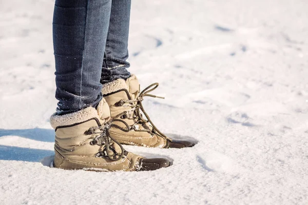 Warm winter snow hunting boots