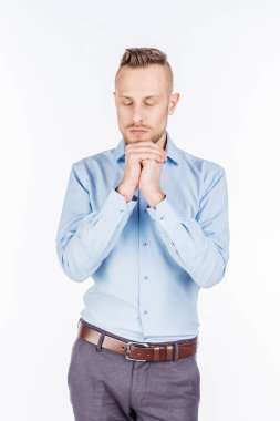 dua sakallı iş adamı  