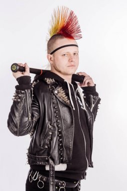 Punk rocker portresi  