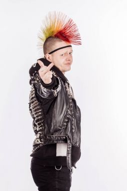 Punk rocker portresi  