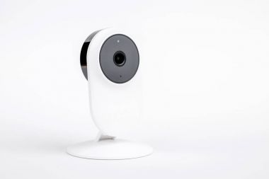 Beyaz güvenlik kamera cctv 