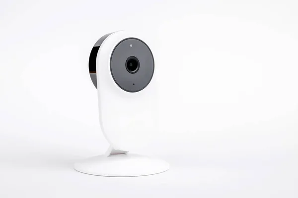 White security camera cctv — Stock Photo, Image