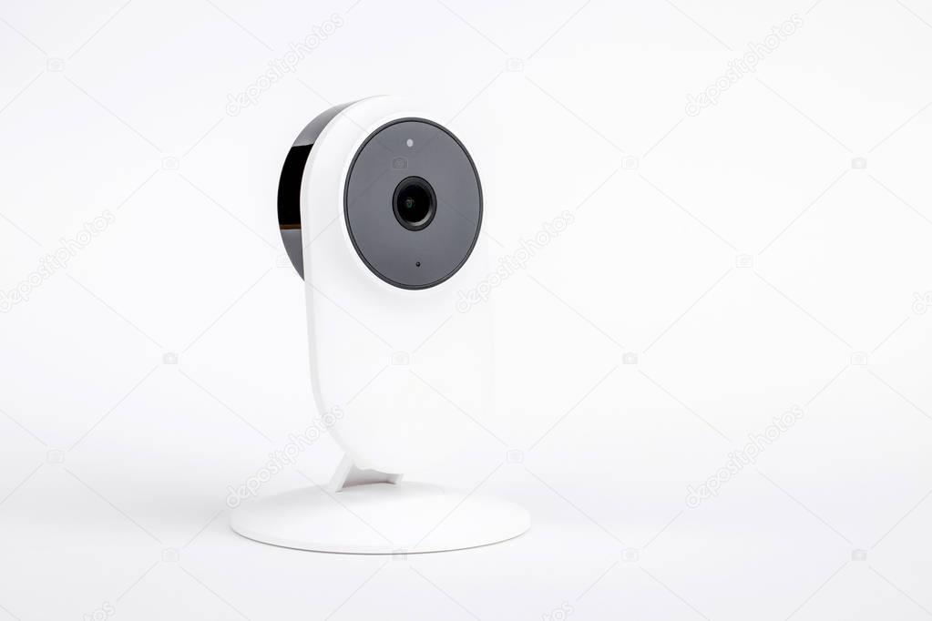 white security camera cctv 