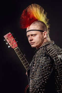 Punk rocker Mohawk ile 