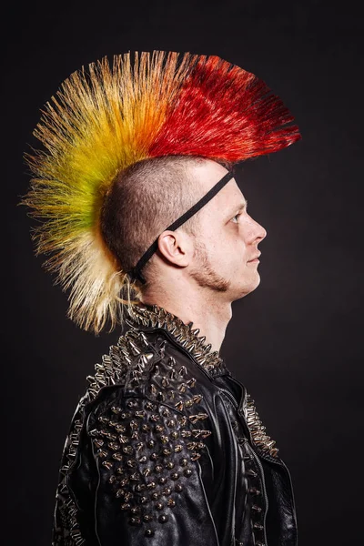 Pictures: african american mohawk | Angry young punk rocker screaming ...