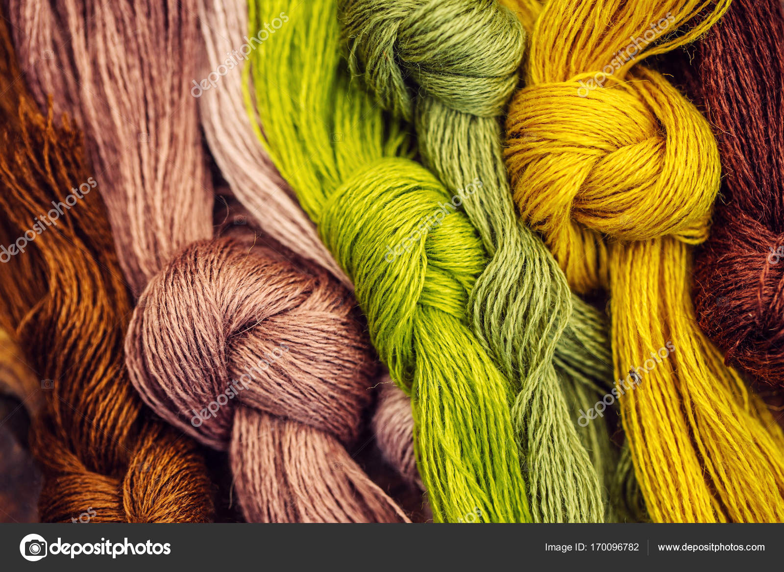 Multicolor threads for embroidery crossstitch, mulina. — Stock Photo © kaninstudio 170096782