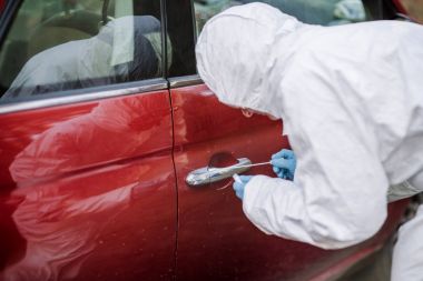 Crime scene Investigation - izleri toplama. Hukuk ve polis işbirliği