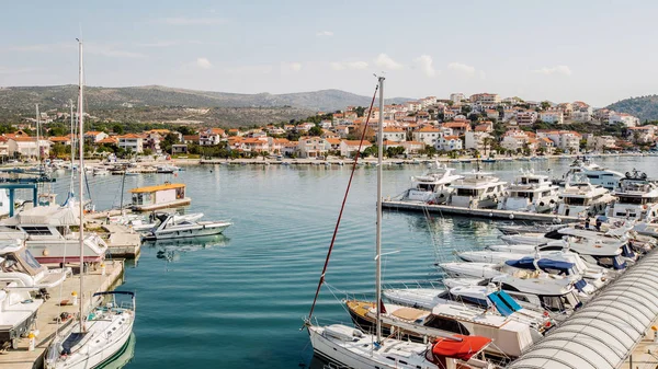 ROGOZNICA, CROATIA - 30 SEPTEMBER, 2017: Rogoznica port, Dalmati — Stock Photo, Image