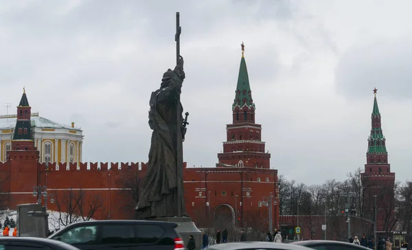 Moskova Kremlin Prens Vladimir anıt
