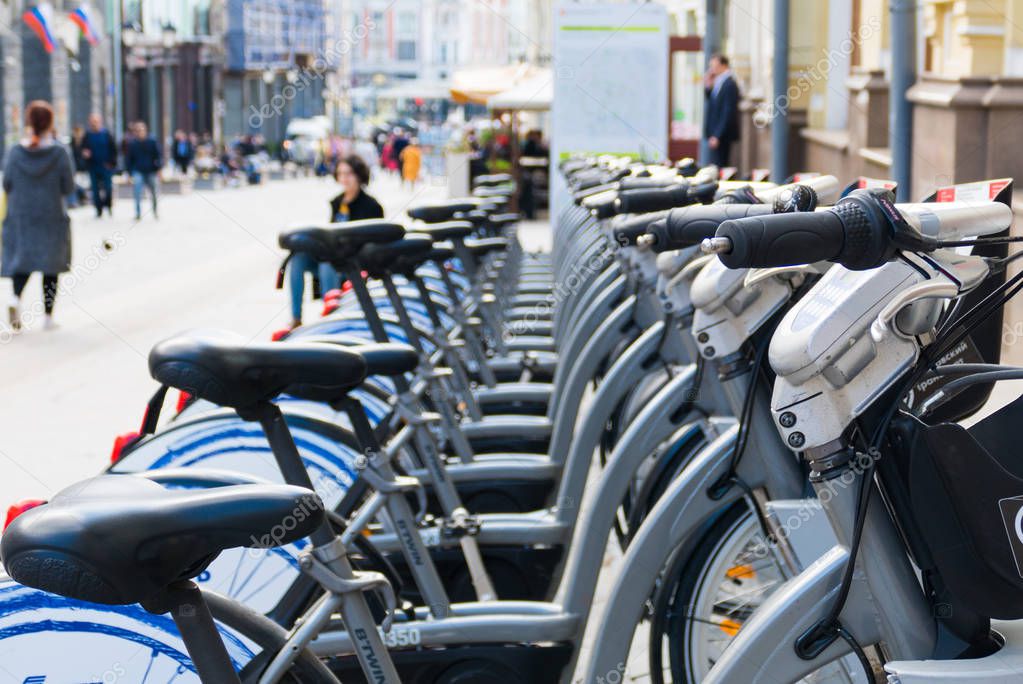 Bicycle rental in Moscow