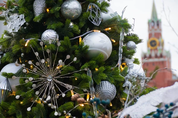 Árvore de Natal no Kremlin em Moscou — Fotografia de Stock