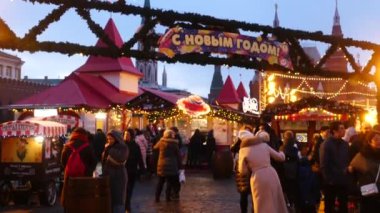 Kremlin Moskova 'da Yeni Yıl Fuarı