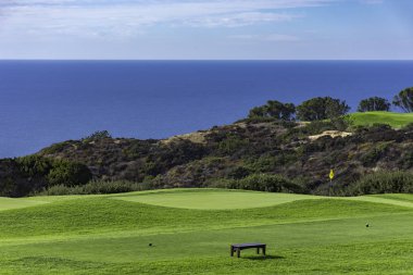 Golf Course at Torrey Pines La Jolla California USA near San Diego clipart