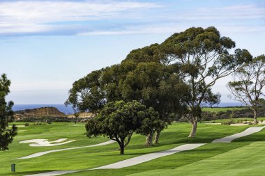 Torrey Pines La Jolla Kaliforniya ABD San Diego yakınındaki golf sahasında