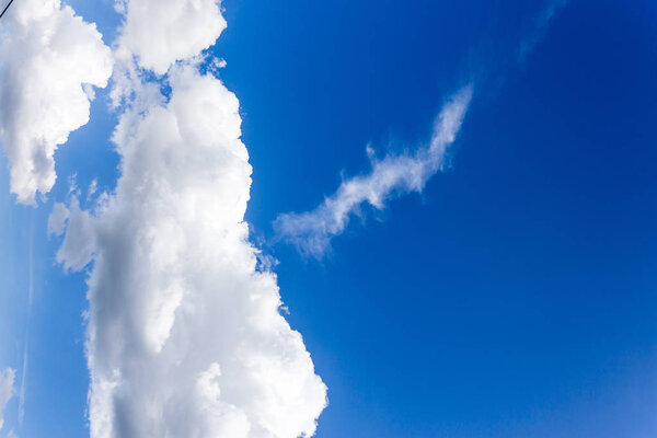 Blue sky with clouds Background Wallpapers